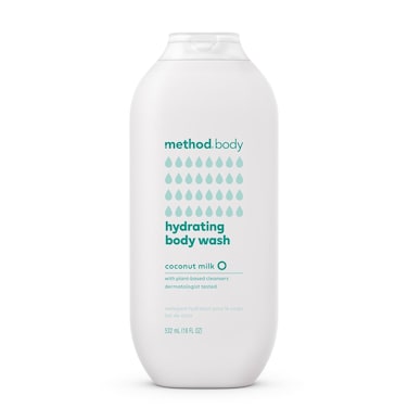 Method Body Wash, Hydrating Coconut Milk, Paraben and Phthalate Free, 18 oz (Pack of 1)