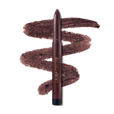 LAURA GELLER NEW YORK Kajal Longwear Kohl Eyeliner Pencil - Smoky Amethyst Kohl - Caffeine and Vitamin E - Smooth &amp; Blendable Liner - Built-In Sharpener