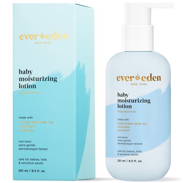 Evereden Moisturizing Baby Lotion for Newborn 8.5 oz.   Lightweight &amp; Non-Greasy Toddler Lotion   Clean &amp; Gentle Baby Care   Non-toxic &amp; Fragrance Free