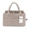 Parker Baby Diaper Caddy - Nursery Storage Bin and Car Organizer for Diapers and Baby Wipes - Oatmeal, Regular