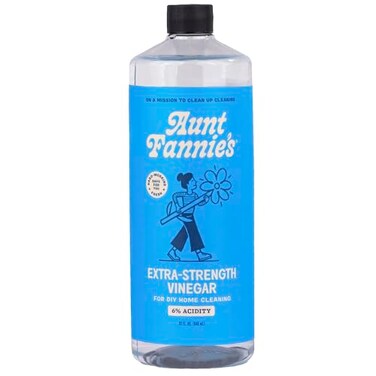 Aunt Fannie's Extra Strength Cleaning Vinegar, 32 Ounce, Multipurpose Household Cleaner, No Added Scents, Dyes, or Other Additives, Pack of 1, Packaging May Vary