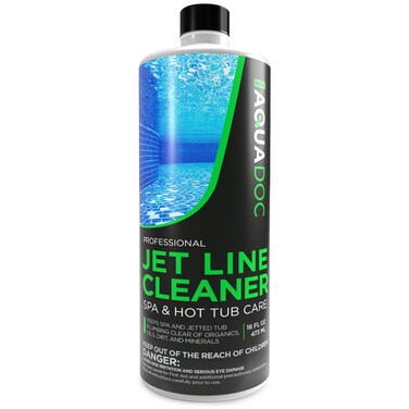 MAV AquaDoc Spa Jet Cleaner for Hot Tub - Spa Jet Line Cleaner for Hot Tubs &amp; Jetted Tub Cleaner to Keep Your Jets Clean - Fast Acting Spa Flush for Hot Tub (Jet Line Cleaner - 1 Pint)