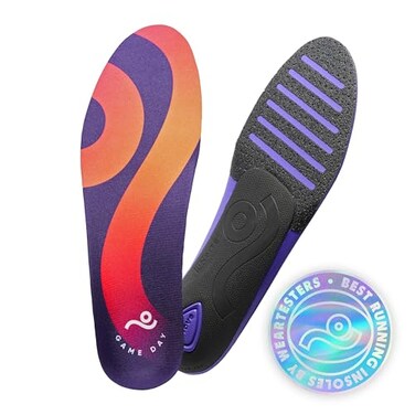 MOVE Game Day - All-Purpose Support Insoles - Plantar Fasciitis, Running, Shock Absorption, Flat Feet, Arch Support, Basketball, Active Lifestyle, Walking and Athletics (M 10-10.5 / WM 11.5-12)