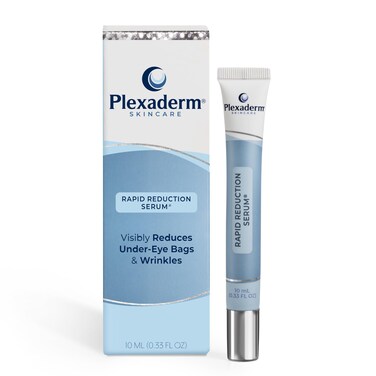 Plexaderm Rapid Reduction Eye Serum - Advanced Formula Anti Aging Visibly Reduces Under-Eye Bags, Wrinkles, Dark Circles, Fine Lines &amp; Crow's Feet Instantly Instant Wrinkle Remover for Face