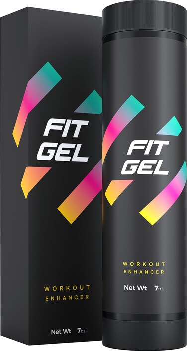 Fit Gel Workout Enhancer Roll-On Gel Stick   Hot Cream   Ideal with FitGel Waist Trimmer  Boost Your Workout and Increase Sweat   Sweet Scent, Easy Applicator Stick (Improved Formula)