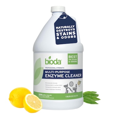 Bioda Multi-Purpose Probiotic Enzyme Cleaner and Deodorizer   Professional Strength   Trash Can Deodorizer, Pet Stains and Odors, Drains, Floors, Bathrooms, Toilets   Made in USA   1 Gallon