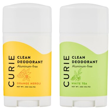 Curie Aluminum Free Deodorant - Orange Neroli + White Tea Stick - Natural Deodorant, Paraben Free, Cruelty Free, Non-Toxic