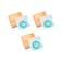 Cocofloss Woven Dental Floss, Dentist-Designed Oral Care, Orange Scent, Waxed, Expanding, Kid-Friendly String Floss with Coconut Oil, 3 Spools (33 yd Each)