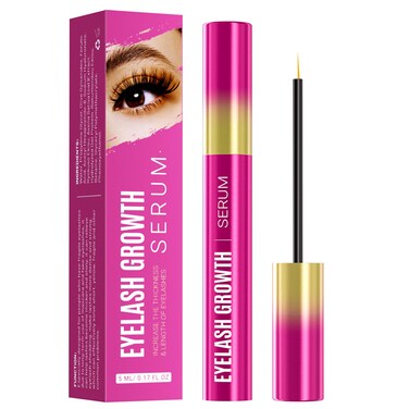 Eyelash Growth Serum with Advanced Formula Eyelash Enhancing Serum for Longer Thicker and Fuller Lashes Lash Serum for Eyelash Growth Gentle &amp; Vegan Eyelash Conditioner 0.17 Fl Oz (5mL)