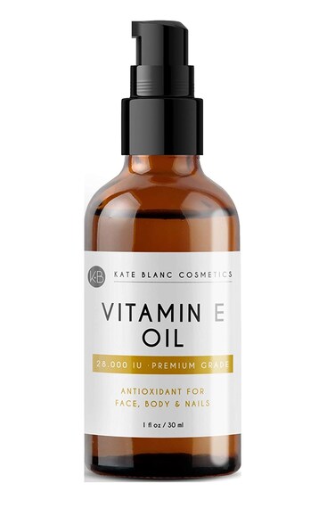 Kate Blanc Cosmetics Vitamin E Oil for Skin and Face (1oz) 28,000 IU. Reduce Appearance of Scars, Wrinkles, Dark Spots