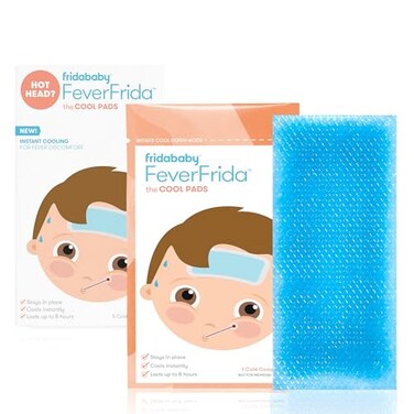 Frida Baby Cool Pads, Fever Patch for Kids, Fever Reducer, Discomfort &amp; Headache Relief, 5 Count