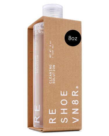 Reshoevn8r Shoe Cleaning Solution, 8 oz - Sneaker Cleaner &amp; Shoe Care for Canvas, Leather, Mesh, Suede, White, &amp; Nubuck Shoes - Shoe Cleaner Sneakers Kit Solution in Easy-to-Use Bottle - 60-100 Uses