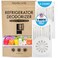 NonScents Refrigerator Deodorizer - Odor Eliminator for Fridge &amp; Freezer - Outshines Baking Soda &amp; Charcoal - Fragrance Free - Unscented &amp; Long-Lasting, Freshen Refrigerator (2-Count)