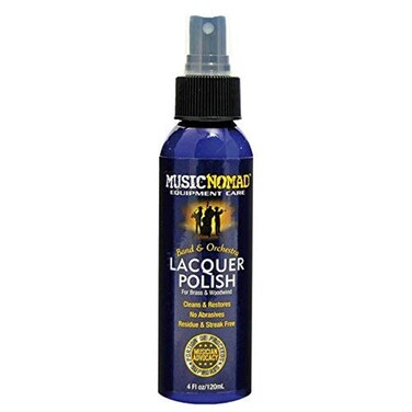 MusicNomad Lacquer Polish for Brass &amp; Woodwind Instruments, 4 oz. (MN700)
