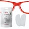 Setex Gecko Grip 1mm Anti Slip Eyeglass Nose Pads, (5 Clear Pair) USA Made, 2500 Innovative Microstructured Fibers per Nose Pad, 1mm x 7mm x 16mm