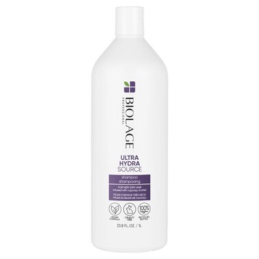 Biolage Ultra Hydra Source Shampoo   Deep Hydrating Shampoo for Very Dry Hair   Moisturizes Hair to Prevent Breakage   Paraben &amp; Silicone-Free   Vegan   Salon Shampoo   33.8 Fl. Oz
