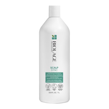 Biolage Scalp Sync Clarifying Shampoo   Removes Residue, Buildup &amp; Excess Oil   Paraben &amp; Silicone Free   For Oily Hair &amp; Scalp   Vegan   Clarifying Salon Shampoo
