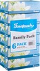 Finetouch Soft Facial Tissues 2 Ply Box Of 130 Pack of 6 (780 Facial Tissues Toatal) Family Pack (6) Design may Vary