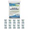 Primacare HB-10 Emergency Foil Mylar Thermal Blanket (Pack of 10), 52" Length x 84" Width, Silver