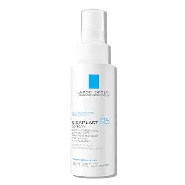 La Roche-Posay Cicaplast B5 Spray With Vitamin B5 Panthenol &amp; Madecassoside, Hydrating Face Mist For Skin Barrier Repair, Soothing Touch-Free Face &amp; Body Spray, Sensitive Skin &amp; Dermatologist Tested