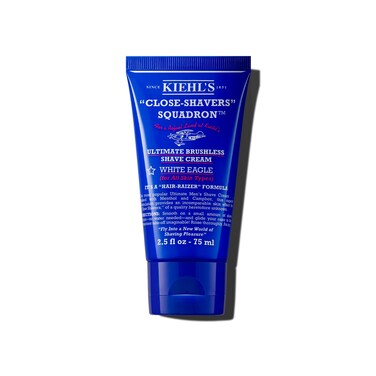 Kiehl's Ultimate Brushless Shave Cream with Menthol White Eagle, for All Skin Types, with Menthol &amp; Camphor, Instant Refreshing &amp; Cooling Effect, Minimizes Irritation - 2.5 fl oz