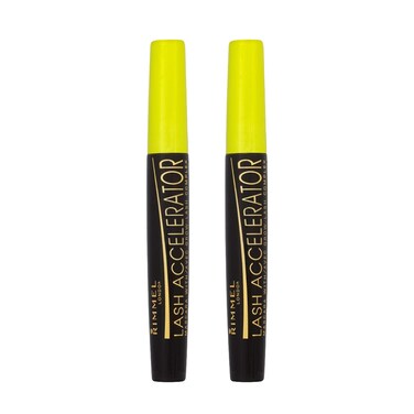 Rimmel Lash Accelerator Mascara, Extreme Black (2-Pack)