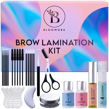 Eyebrow Lamination Kit, At Home Brow Lamination Kit, Brow Lift Kit for Beginner/Professional, Eye Brow Lamination Kit + Instructions, Lasts 6-8 Weeks, 15 Applications, Safe &amp; Effective
