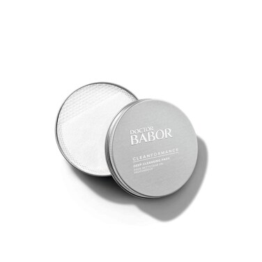 BABOR CLEANFORMANCE Deep Cleansing Pads, Calm Skin and Reduce Redness While Improving Fine Lines and Wrinkles, Infused with Centella Extract to Balance and Hydrate Complexion, 20 Sheets