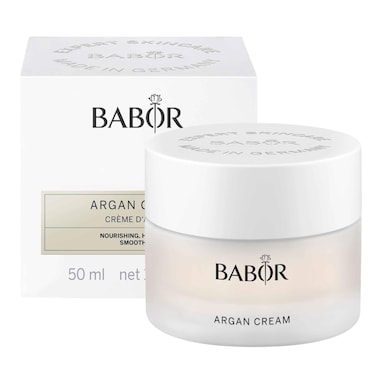 BABOR Argan Cream, Rich Moisturizer for Dry Skin, Infused with Lipids to Deeply Nourish, Enriched with Cocoa Butter to Provide Intense Hydration, Leaving Skin Soft &amp; Supple, 1.7 oz