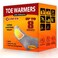 WORLD-BIO Toe Warmers with Adheasiv - Long Lasting Safe Natural Odorless Air Activated Warmers - Up to 8 Hours of Heat - 10 Pairs