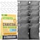 Activated Charcoal Odor Absorber 10x3.5oz w Hooks. Nature Fresh Bamboo Charcoal Air Purifying Bag Home Closet Air Freshener Deodorizer Odor Eliminator