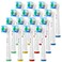 OralVista Compatible with Braun Oral B Replacement Heads, Electric Toothbrush Heads 16 Pack Replacement Toothbrush Heads Oral B Compatible - Compatible Braun Toothbrush Heads Replacement