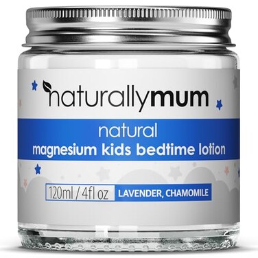 NATURALLY MUM - Magnesium Lotion for Kids &amp; Babies [NATURAL &amp; SAFE] - Juniors Bedtime Lotion - Magnesium Cream for Kids &amp; Babies - Magnesium Lotion for Sleep Kids &amp; Toddlers - Lavender &amp; Chamomile