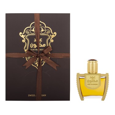 Swiss Arabian Oud Maknoon - Luxury Products From Dubai - Long Lasting, Addictive Personal EDP Spray Fragrance - Seductive Signature Aroma - 1.5 Oz