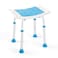 FSA/HSA Eligible Shower Stool 350lbs Bath Seat Chair, Tool-Free Assembly Height Adjustable Bath Bench with Padded Seat for Seniors, Elderly, Disabled, Handicap by Health Line Massage Products