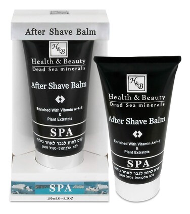 H&amp;B After Shave Balm Face Moisturizer For Men Dead Sea 150ml