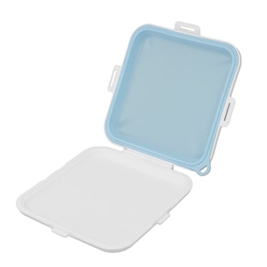 TOPINCN Sandwhich Containers, Portable Sandwiches Storage Box Reusable Sandwich Food Storage Containers Sandwich Box For Kids Adults(Blue)