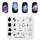 KADS Nail Stamping Plate Overprint Rhinestone Nail Art Stamp Template DIY Image Template Manicure Stamping Plate Stencil Tools (FA036)