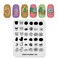 KADS New Nail Stamping Plate Flower Nature Nail Art Stamp Template DIY Image Template Manicure Stamping Plate Stencil Tools (FL046)
