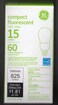 GE 89632 - FLE15/2/A19XL Pear A Line Screw Base Compact Fluorescent Light Bulb