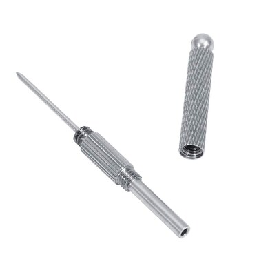 TOPINCN Needle Straightener 2 in 1 Function Tool Copper and Stainless Steel Material for Flower Arrangement