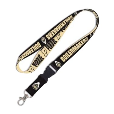 WinCraft NCAA Purdue University 48110013 Lanyard with Detachable Buckle, 3/4