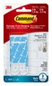 Command Bath Water-Resistant Adhesive Refill Strips, Re-Hang Medium and Large Bath Hooks or Caddies, 2 Medium Strips, 4 Large Strips