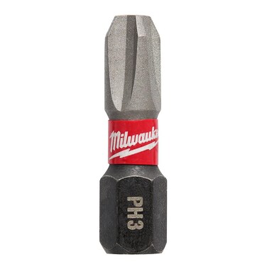 MILWAUKEE ELECTRIC TOOL 48-32-4713#3 Bulk (25) Shockwave Insert Bit Phillips
