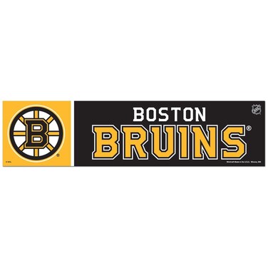 NHL Boston Bruins WCR13328013 Bumper Strip, 3" x 12