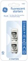 GE FS-25 Fluorescent Starters for 18W, 20W, 22W &amp; 25W Lamps, 2-Pack