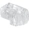 Prime-Line U 9002 1/8 in, Clear Acrylic Mirror Clips, Set of 6