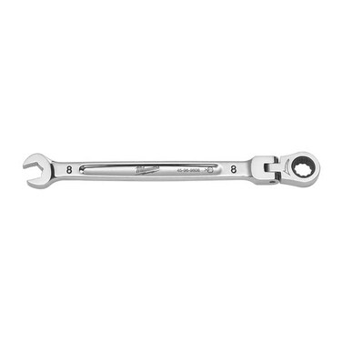 MILWAUKEE 8MM Flex Head RATCHETING Combination (45-96-9608)