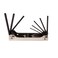 Klein Tools 70581 Hex Key Set, 8-Key Folding Set, Sizes 1/20 to 5/32-Inch SAE