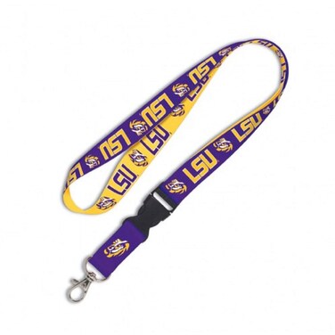 Wincraft NCAA Louisiana State University 88618012 Lanyard with Detachable Buckle, 3/4